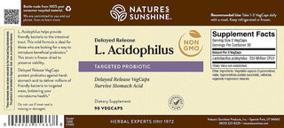Acidophilus (90 caps)<br> Probiotic for gut health benefits.