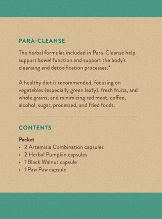 Para-Cleanse<!paracleanse!><br>Stops the intestine’s foreign invaders
