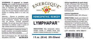 Lymphapar 1 oz. from Energique® Swollen tonsils &  irritated breasts