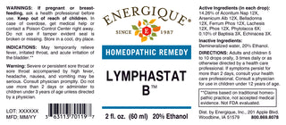 Lymphastat B 2 oz. from Energique® Irritated throat and bladder.