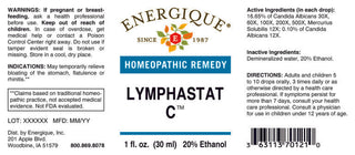 Lymphastat C 1 oz. from Energique® Bloating, flatulence, rhinitis.