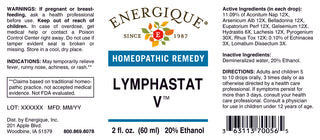 Lymphastat V 2 oz. from Energique® Relief of viral conditions.
