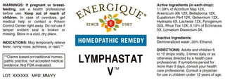 Lymphastat V 2 oz. from Energique® Relief of viral conditions.
