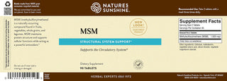 MSM<br>Famous for joint support and structural strengthening