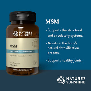 MSM<br>Famous for joint support and structural strengthening
