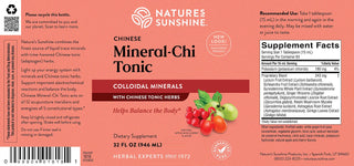 Mineral-Chi Tonic<br>Boosts & maintains balance in body energy system