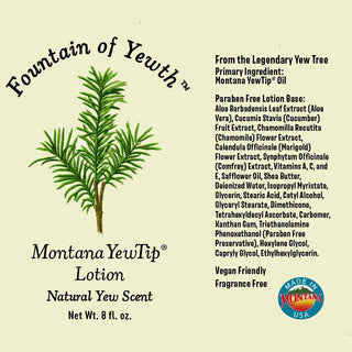 Montana YewTip Lotion - 8oz.
