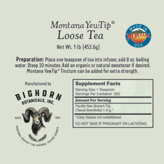 Montana YewTip Tea -  1 Lb.