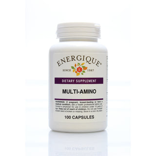 Multi-Amino 100 caps from Energique® Supports mood and overall health.