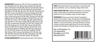 Multi Food Antigens 1oz.
