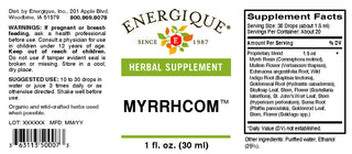 Myrrhcom 1 oz. from Energique® Supports healthy sinuses.
