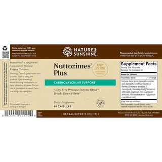 Nattozimes Plus (60 caps)<br>Supports the circulatory system