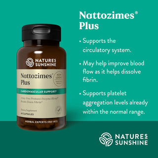 Nattozimes Plus (60 caps)<br>Supports the circulatory system
