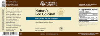 Nature's Sea Calcium<br>Supports structural and joint health