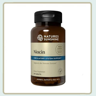 Niacin<br>Supports nervous, circulatory systems & energy levels