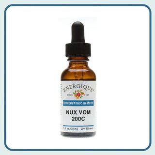 Nux Vom 200C - 1 oz. - Temporarily relieve digestive issues especially from overeating.
