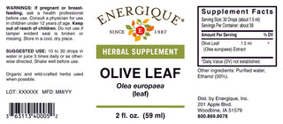 Olive Leaf 2 oz. from Energique® Cardiovascular, blood pressure
