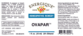 Ovapar 1 oz. from Energique® Painful menses & menstrual cramps