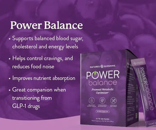 Power Balance to control blood sugar and to transition off GLP-1 drugs
