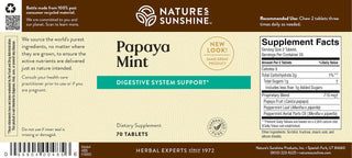 Papaya Mint<br> Traditionally used to support the digestive system