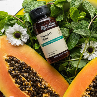 Papaya Mint<br> Traditionally used to support the digestive system