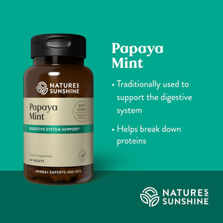 Papaya Mint<br> Traditionally used to support the digestive system