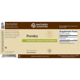 Parsley (100 caps) <br>Nourishes and supports the urinary system