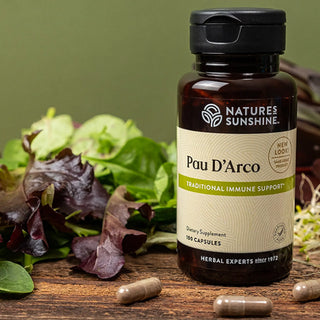 Pau d'arco<br>Supports the immune & the body’s antioxidant functions