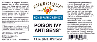 Poison Ivy Antigens 1 oz. from Energique® Poison ivy, oak, sumac
