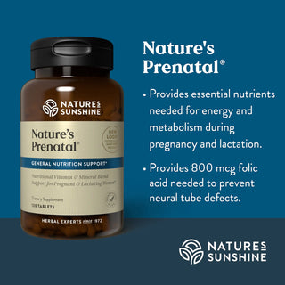 Nature's Prenatal (120 tabs) <BR> For pregnant & lactating mothers
