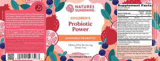 Probiotic Power<br>Aids digestion, intestinal function, and immunity