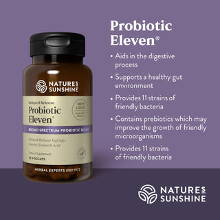 Probiotic Eleven<br>Support for microbiome and digestive regulation
