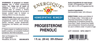 Progesterone Phenolic 1oz. from Energique® Mood swings, painful menses