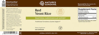 Red Yeast Rice<br> Supports cardiovascular health & cholesterol levels