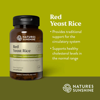 Red Yeast Rice<br> Supports cardiovascular health & cholesterol levels
