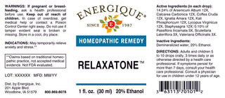 Relaxatone 1 oz. from Energique® Relieves anxiety & stress.
