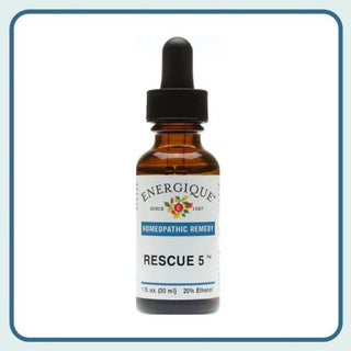 Rescue 5 - 1 oz. from Energique®  Trauma, terror, panic, tension, fear.
