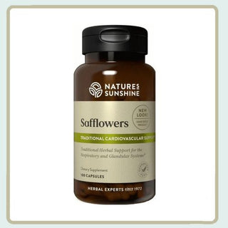 Safflowers (100 caps)<br>Intestinal function & rids the body of toxins
