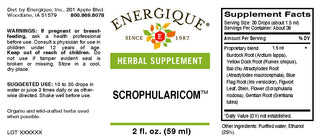 Scrophularicom 2 oz.from Energique® Lymphatic, liver, immune function.