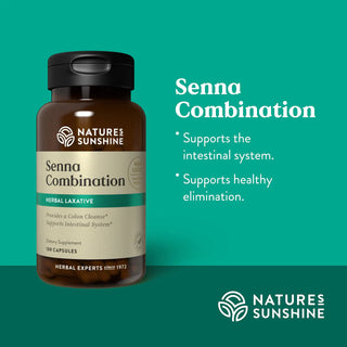 Senna Combination<br>Intestinal contraction & waste elimination
