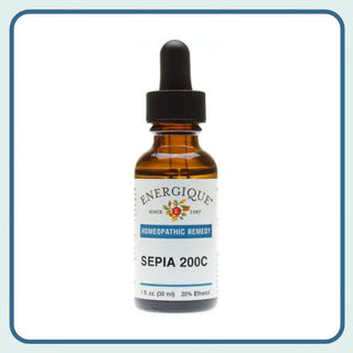 Sepia 200C - 1 oz. - Relieves fatigue and hot flashes.
