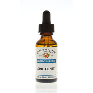 Sinutone 1 oz. from Energique®  Runny nose, discharge, sinus pain
