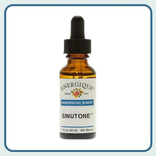 Sinutone 1 oz. from Energique®  Runny nose, discharge, sinus pain
