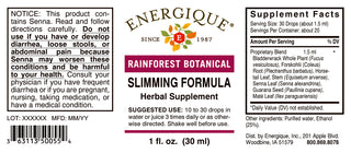 Slimming Formula 1 oz. from Energique® Thyroid function, energy levels