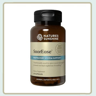 SnorEase (60 caps)<br> Promotes normal nighttime breathing
