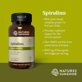 Spirulina (100 caps) <br> Complete protein to fuel your body
