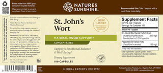 St. John's Wort Conc. <br> Supports nervous system, emotional well-being