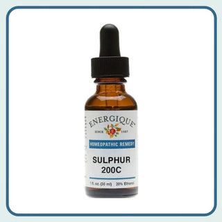 Sulphur 200 C - 1 oz. Temporarily relieve red, burning, itching skin.