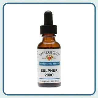 Sulphur 200 C - 1 oz. Temporarily relieve red, burning, itching skin.