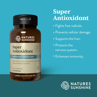 Super Antioxidant<br> Fights free radicals to prevent cellular damage